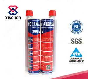 Non Sag Property Concrete Anchor Glue , Cement Anchor Epoxy Multi - Purpose